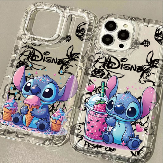 Capa transparente com desenho do Stitch